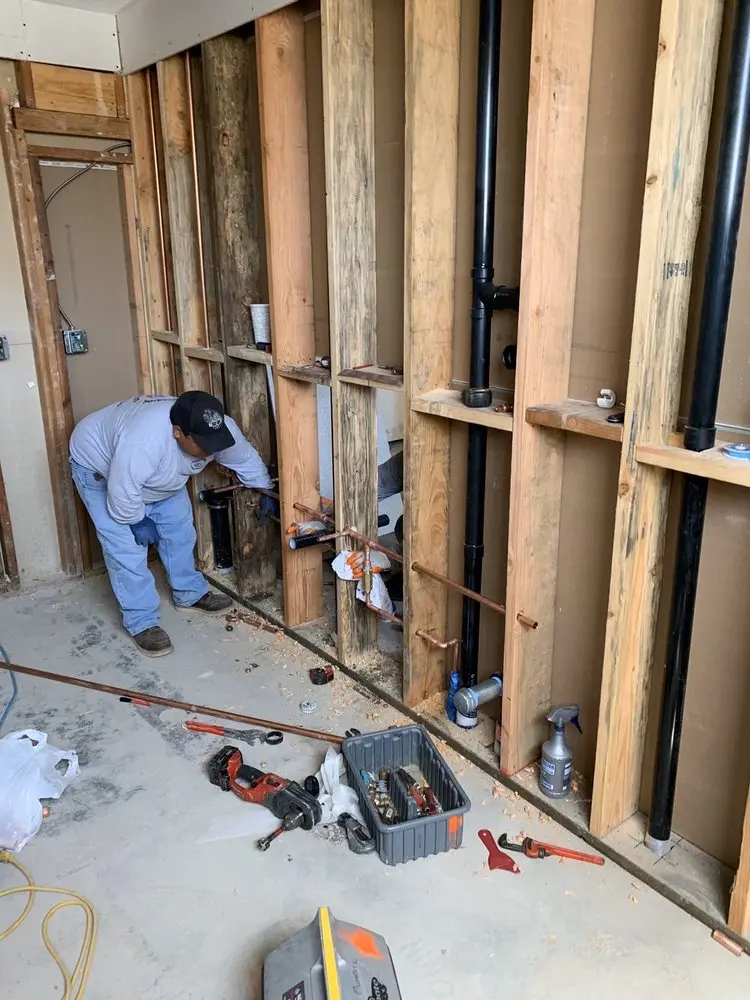 Commercial rough-in plumbing for Water Heater Replacement in Tierra Del Sol